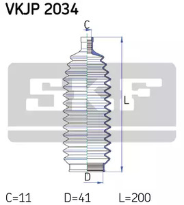 Фото VKJP2034 Комплект пыльника SKF {forloop.counter}}